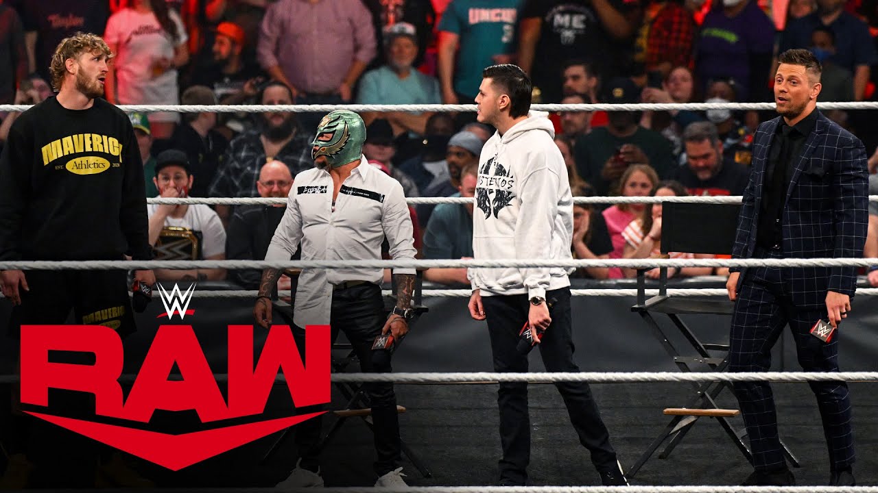 Миз и Логан Пол бросают вызов Рею и Доминику Мистерио на WrestleMania 38: Raw, 21 февраля 2022 г.