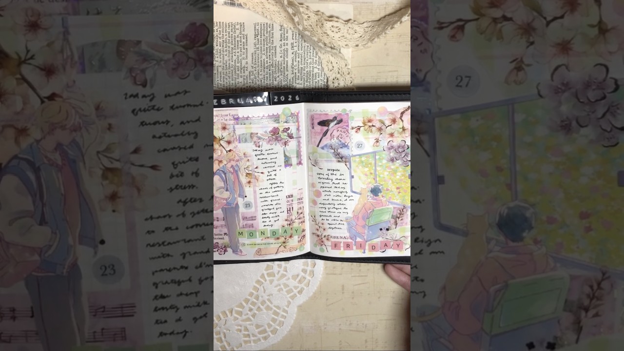 february gratitude journal ASMR compilation (no music)