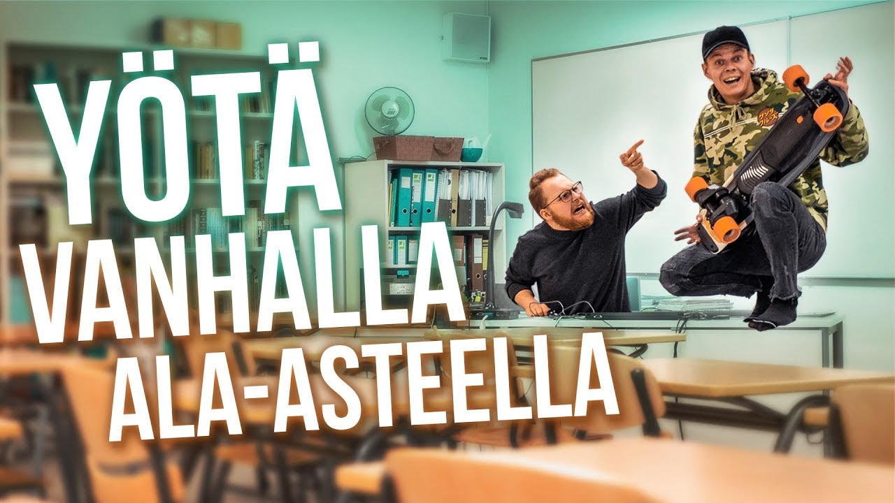 Yötä mun vanhassa koulussa!