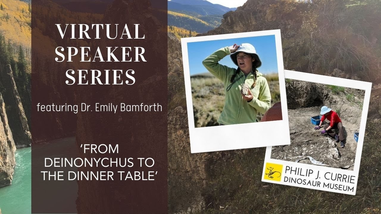 Dr. Emily Bamforth 'From Deinonychus to the Dinner Table' - Virtual Speaker Series Talk Nov. 2022