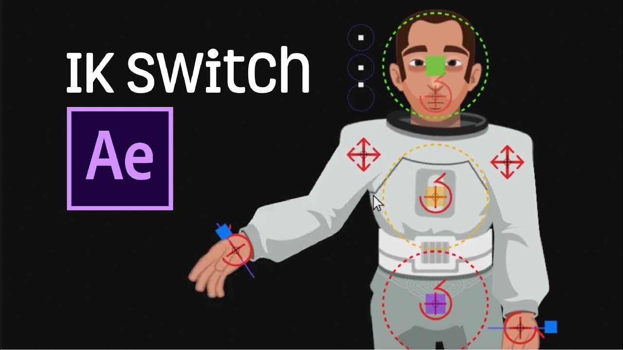 Учебное пособие по After Effects — DUIK Elbow Switch | Изменение положения локтя слева направо