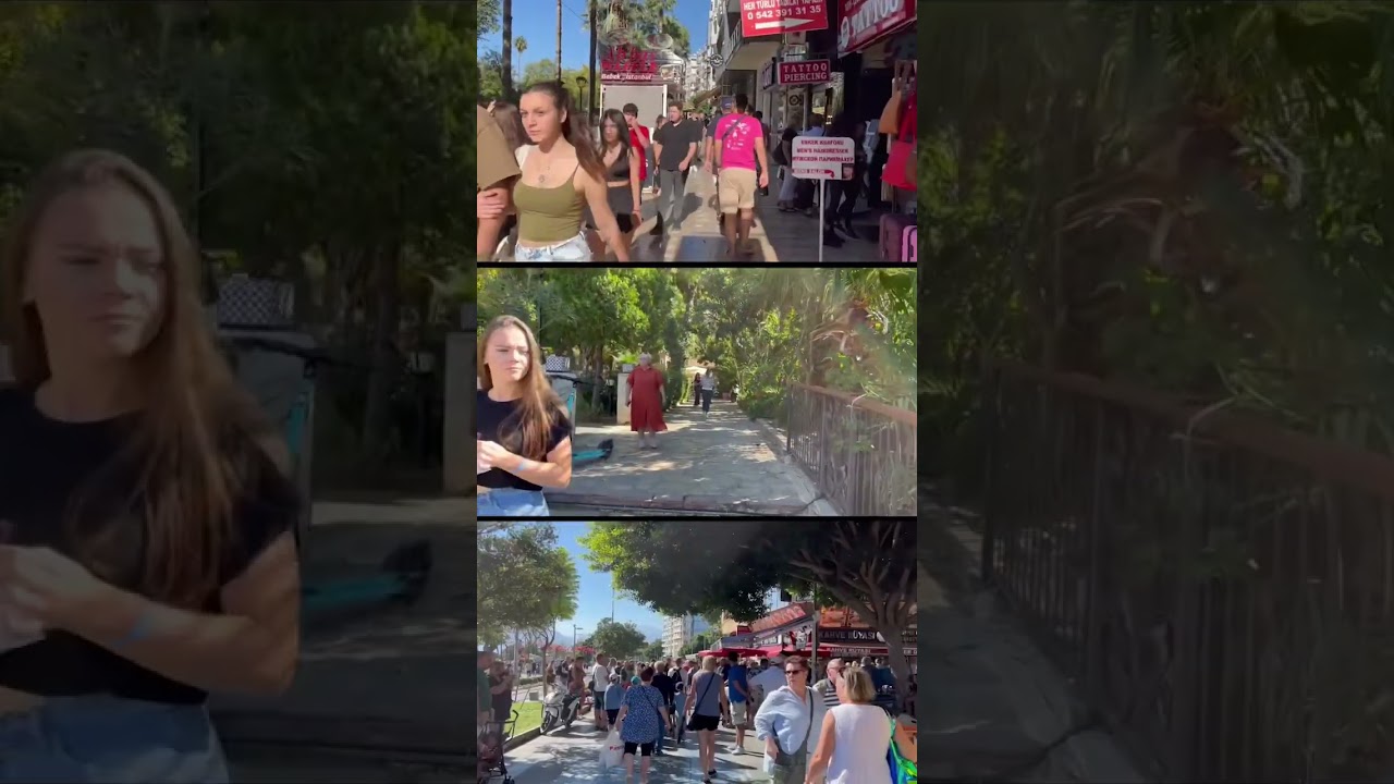 Real Time Walk in Antalya #walk #turkiye #walkman