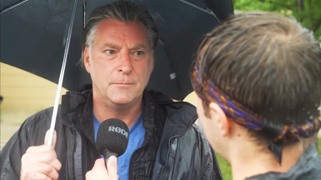 We interviewed soaking wet Trump supporters, DISASTER