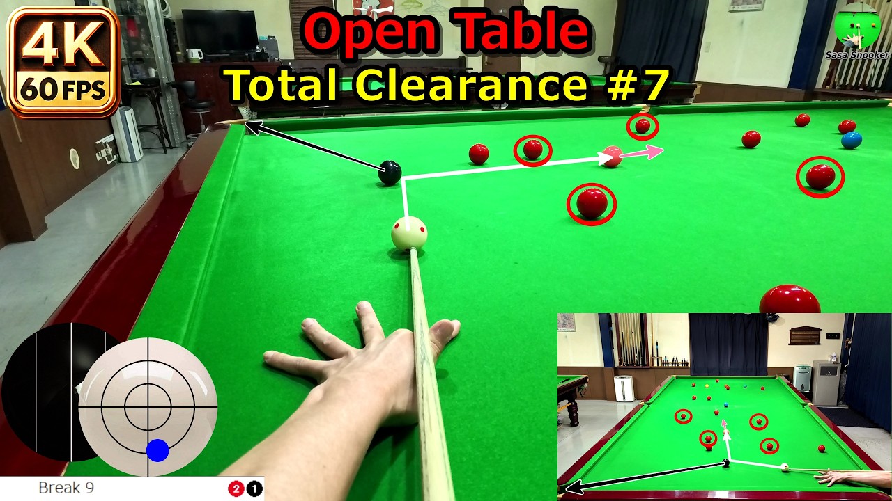 Snooker POV: Open Table Total Clearance ⑦