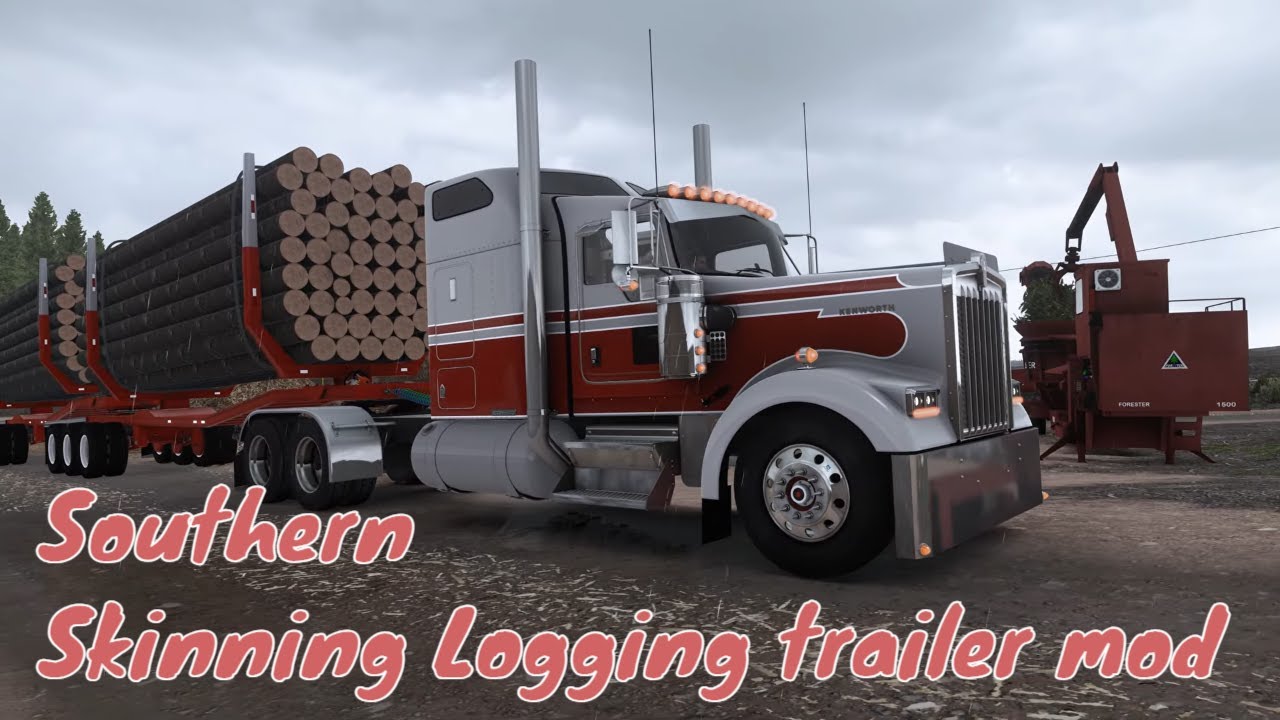 Logging from Albany to Klamath Falls (More American Cities Mod) American Truck Simulator