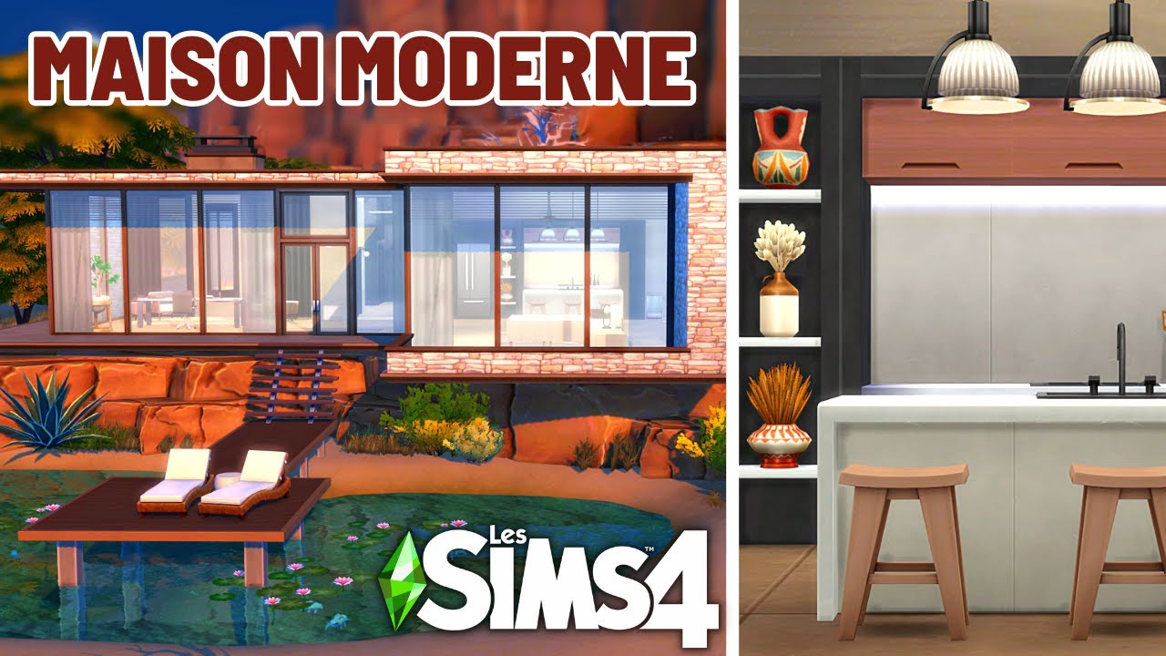 Maison moderne à Chestnut Ridge 🌵 LES SIMS 4