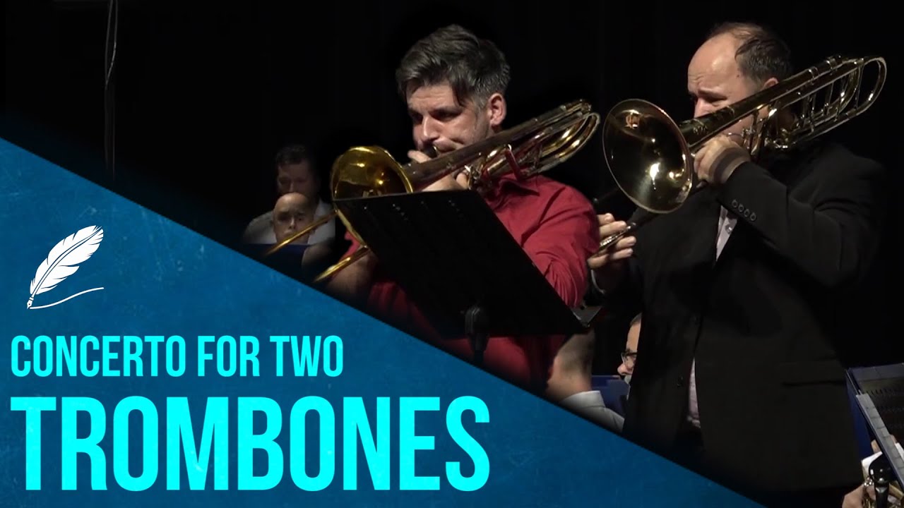 Zoltan Kiss and Matyas Veer | Concerto for two trombones and windband | Composed by Ricardo Mollá