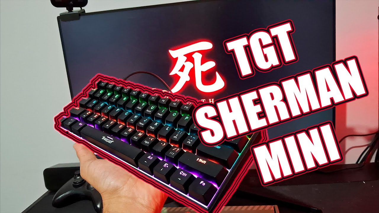 UNBOXING do meu primeiro teclado mecânico || TGT Sherman Mini