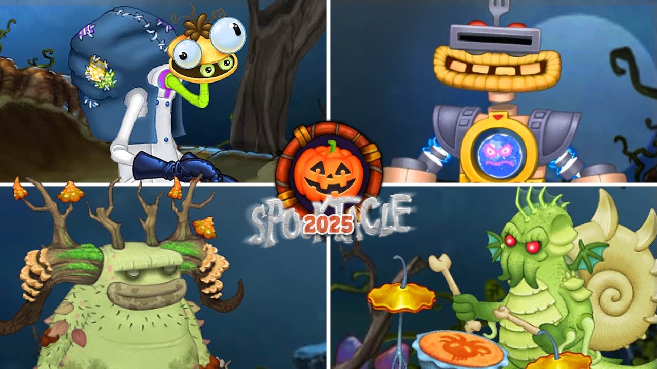 Spooktacle 2025 - All New Costumes (All Sounds & Animations) | My Singing Monsters