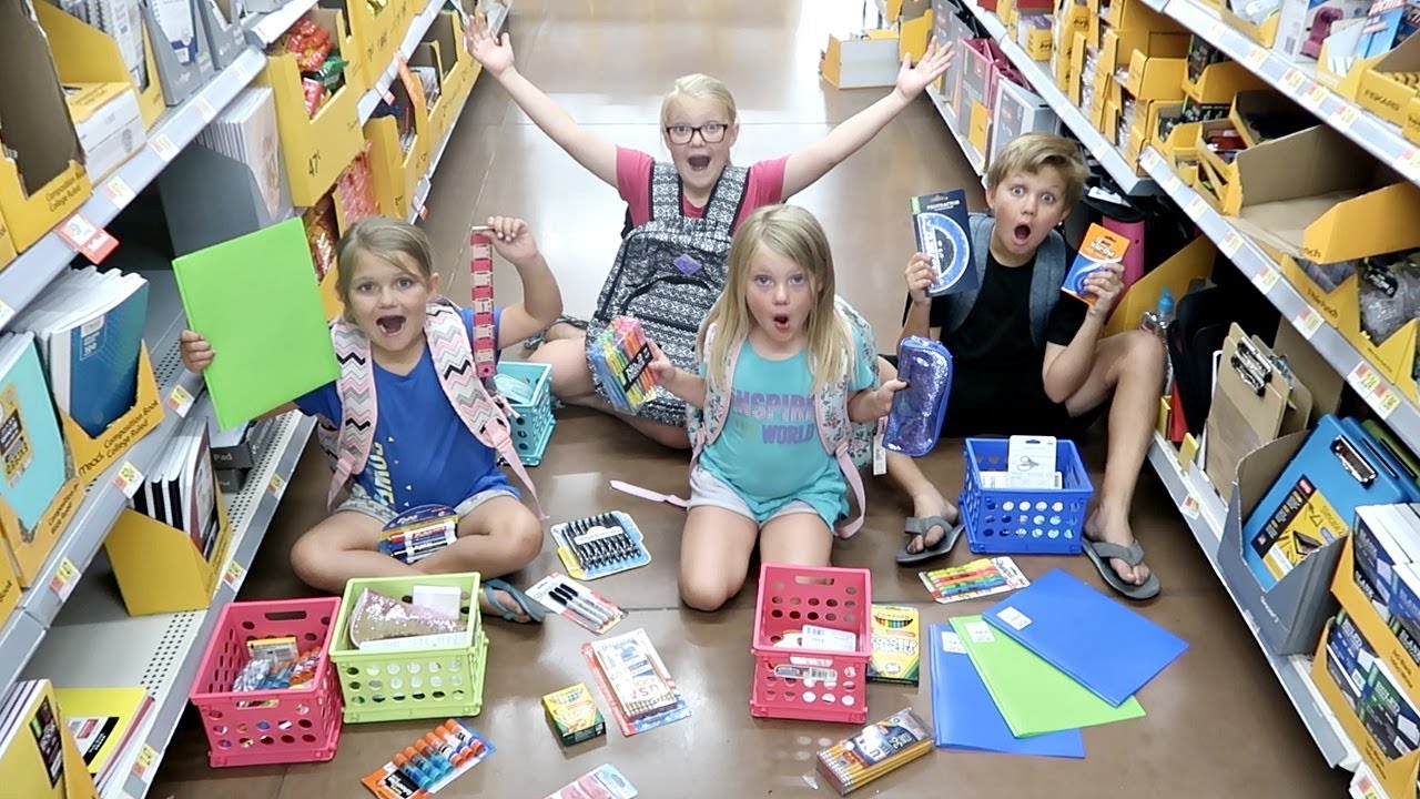 Back to SCHOOL Shopping SPREE for 5 KIDS!