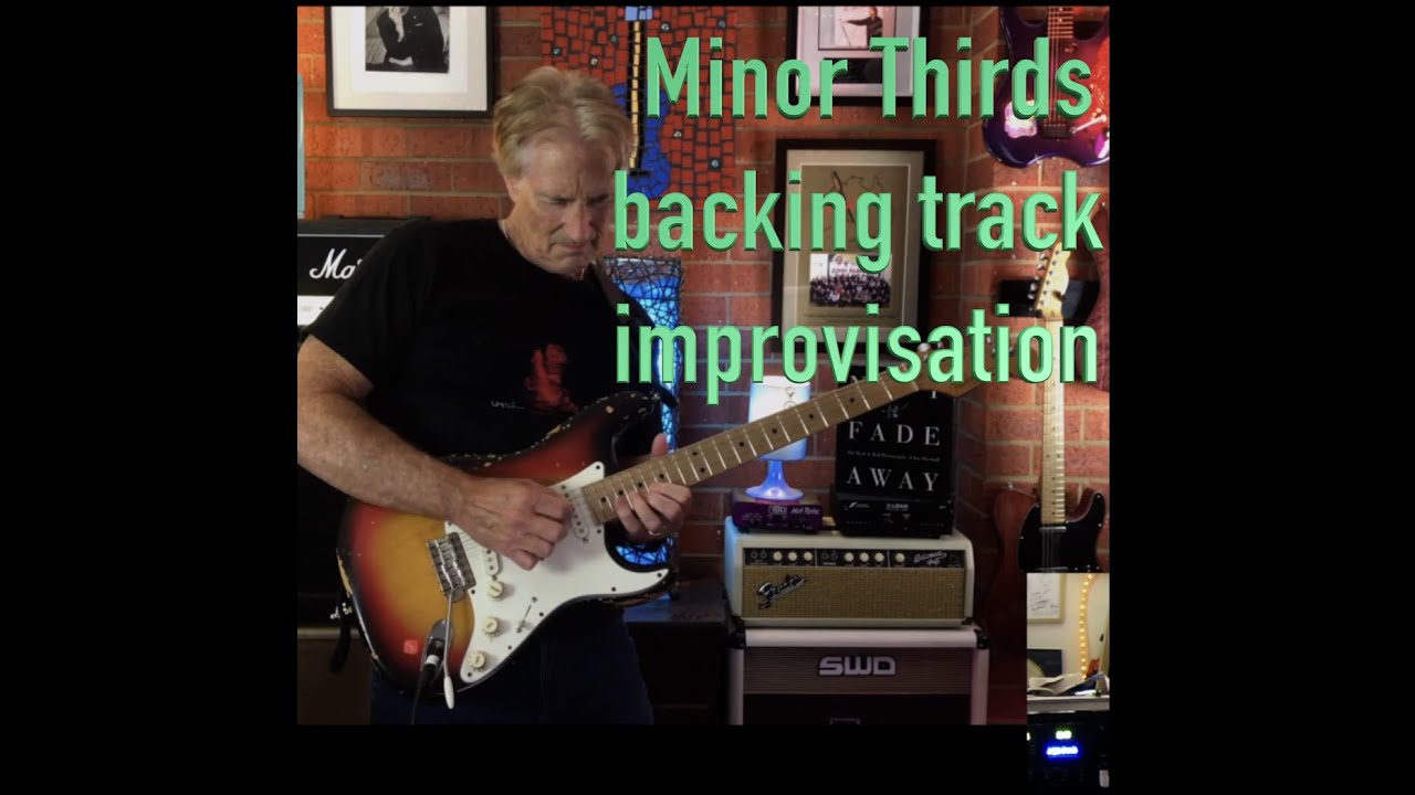 Fusion backing track improvisation by Brett Garsed