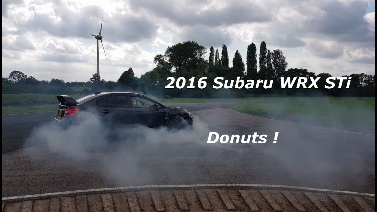 2016 Subaru WRX STi Donuts