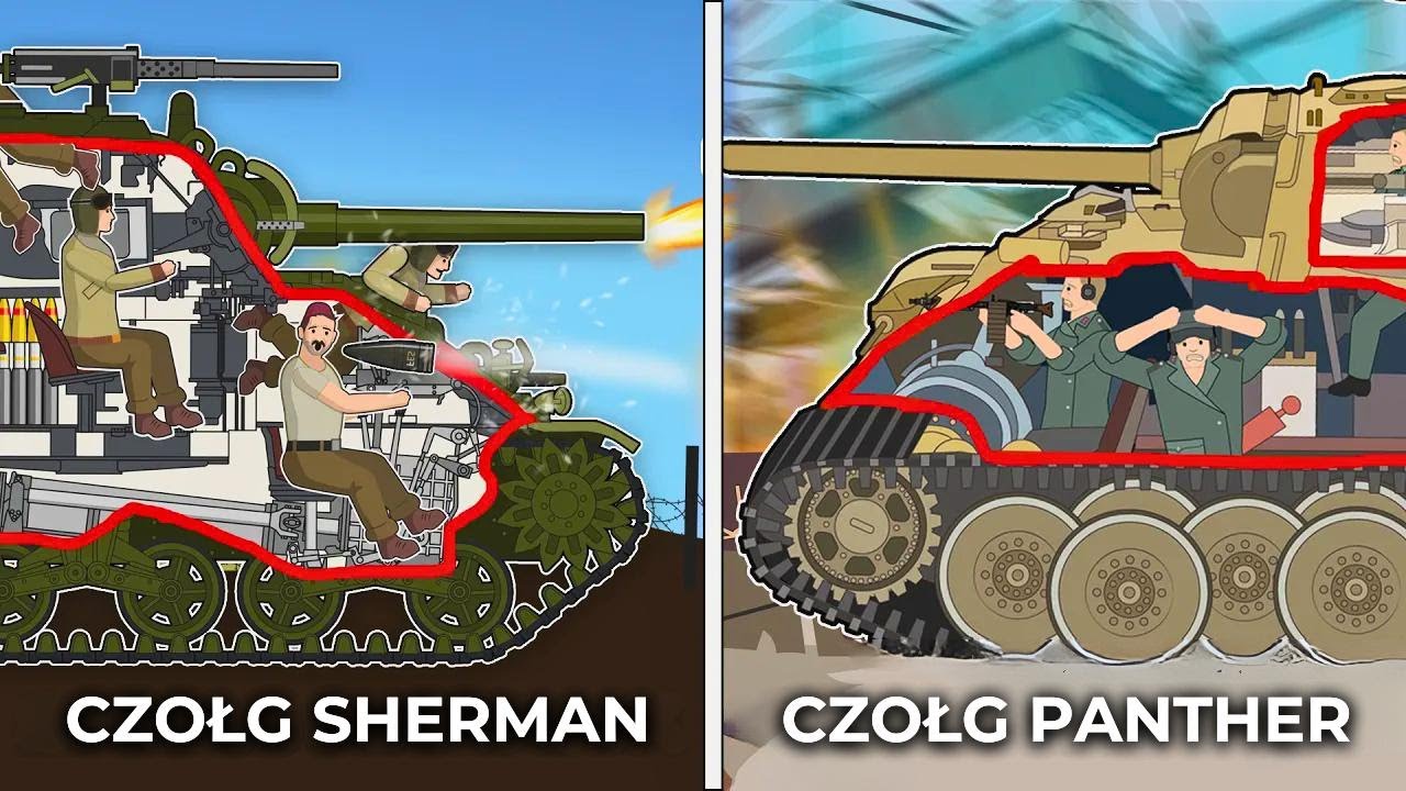 Czołg M4 Sherman VS Czołg Panther