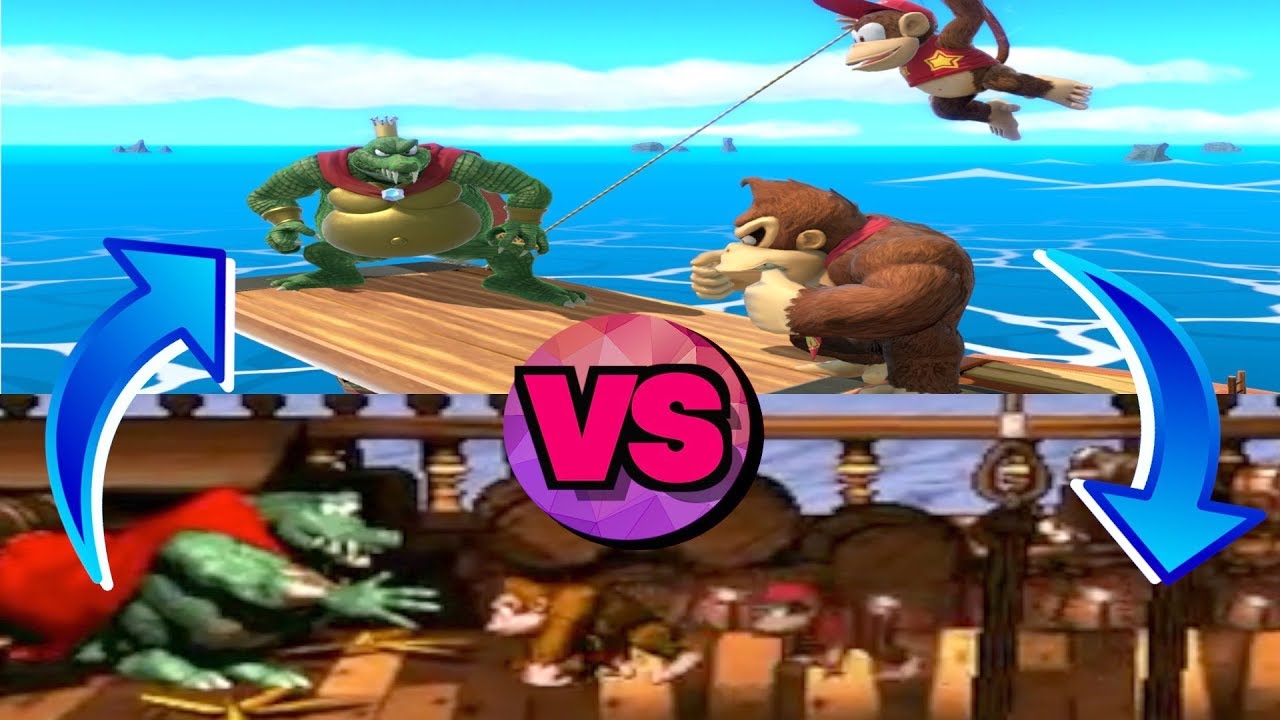 Smash Ultimate- Donkey Kong Country, King K. Rool Battle!!!
