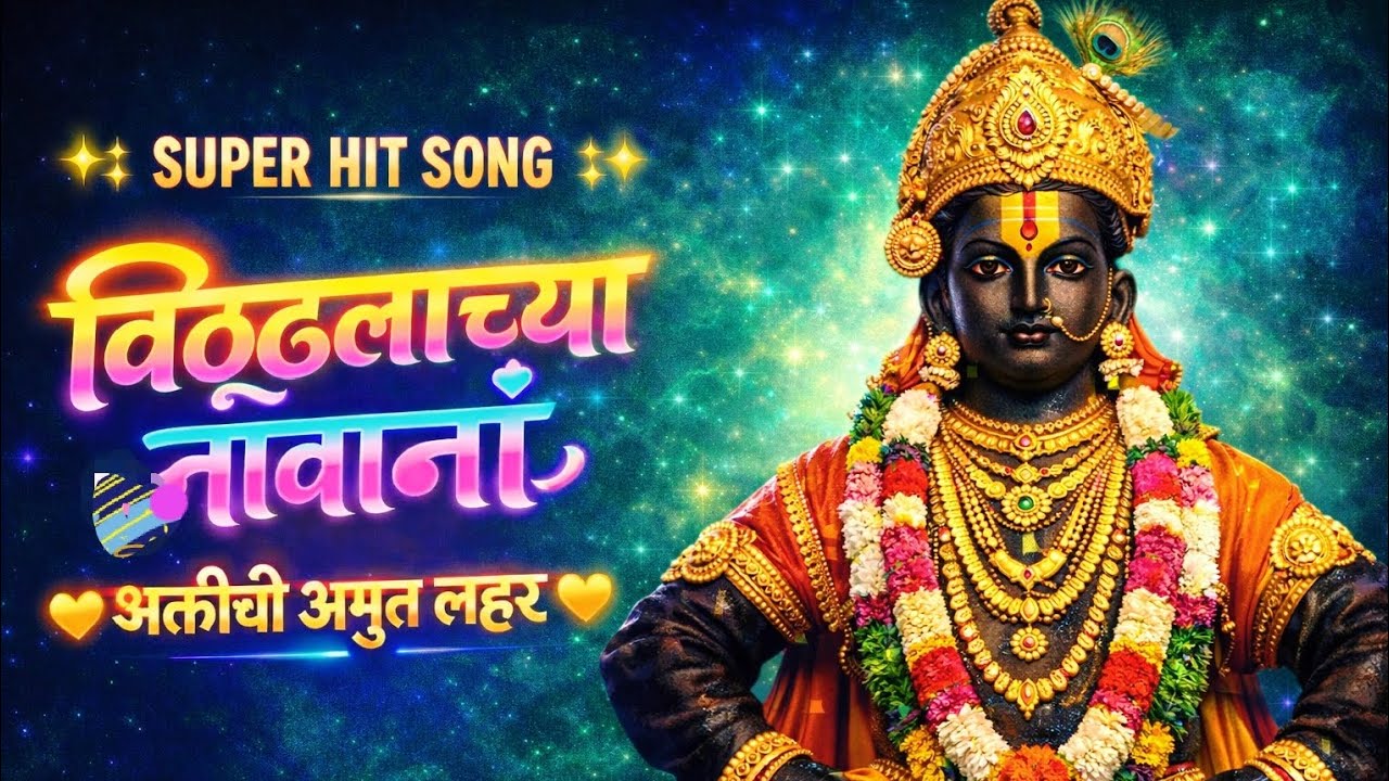 विठ्ठलाच्या नावानं!भक्तीची अमृत लहर 🔆