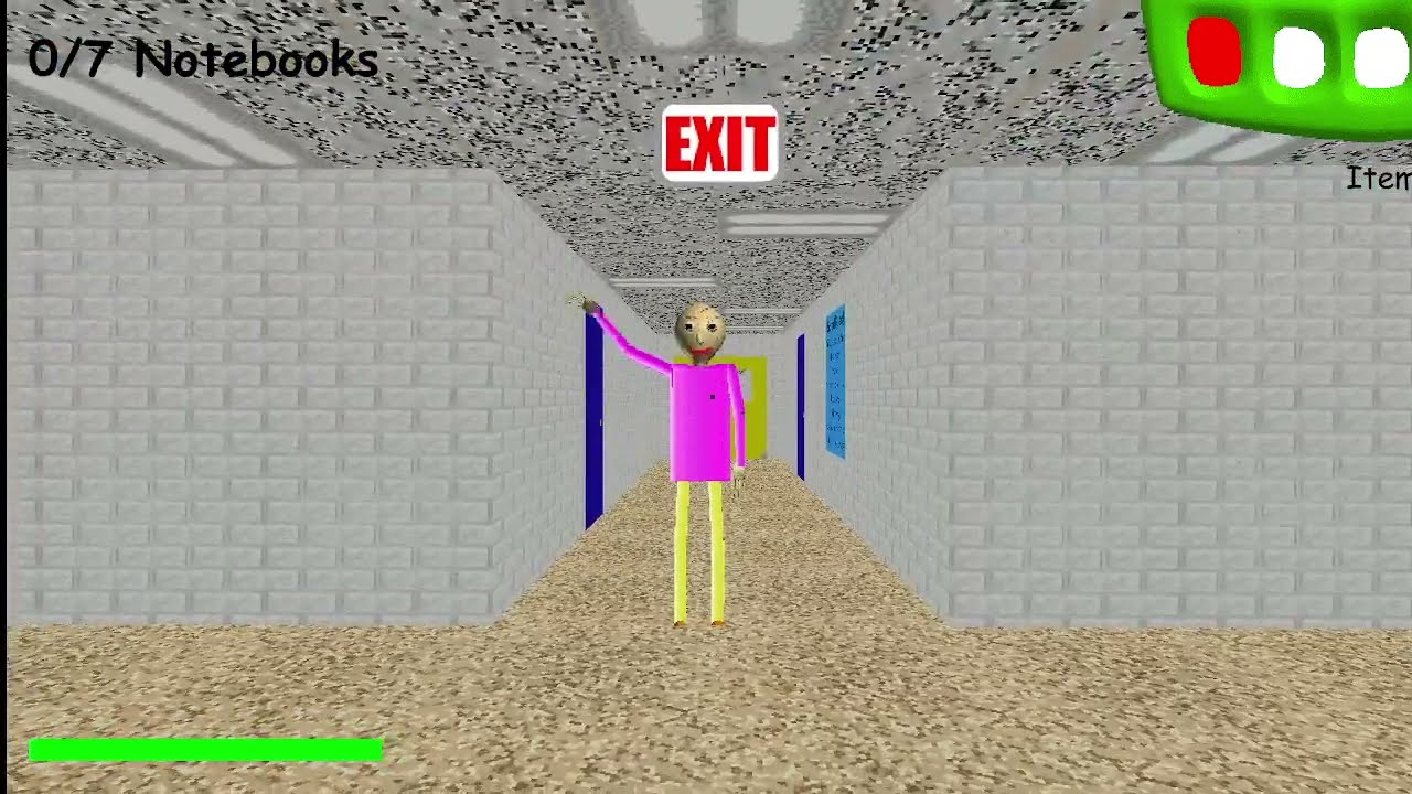 is this Baldi's Brother? I Baldi Substitute teacher