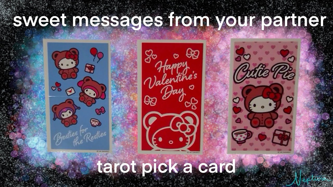 SWEET MESSAGES FROM YOUR PARTNER 💌🥰❤️‍🔥 TAROT PICK A CARD 🧿