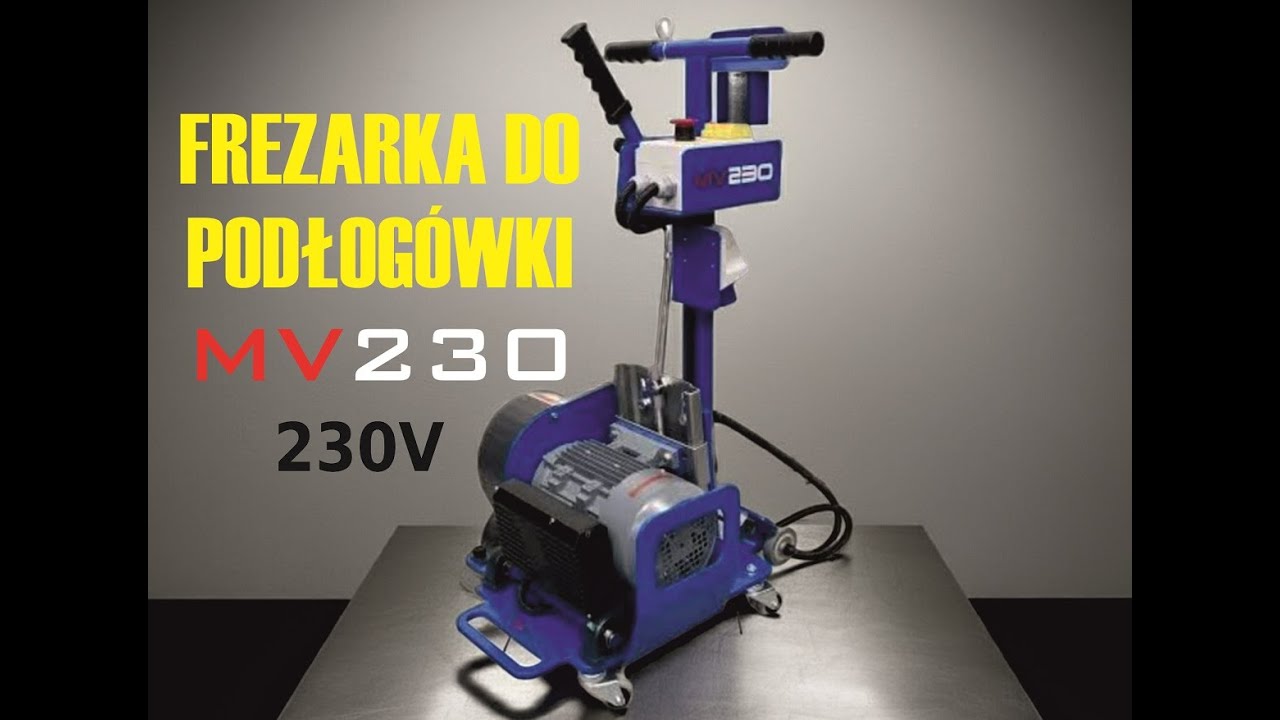 Frezarka MV230 – kompaktowe rowkowanie pod ogrzewanie podłogowe tam, gdzie brakuje 400V