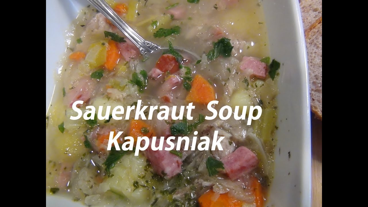 Polish Sauerkraut soup 