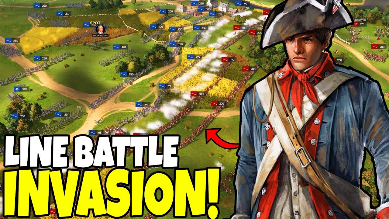 Red Coat INVASION of Line Battle DEFENSE! - Ultimate General: American Revolution