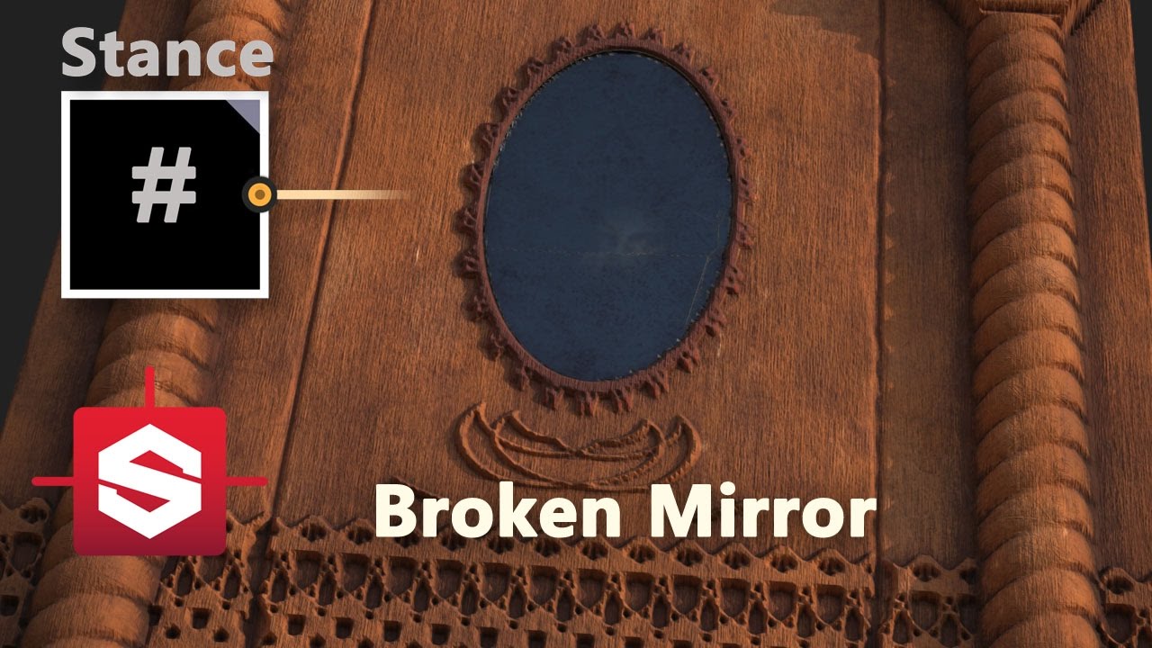 Broken Mirror - Substance Designer Material Breakdown