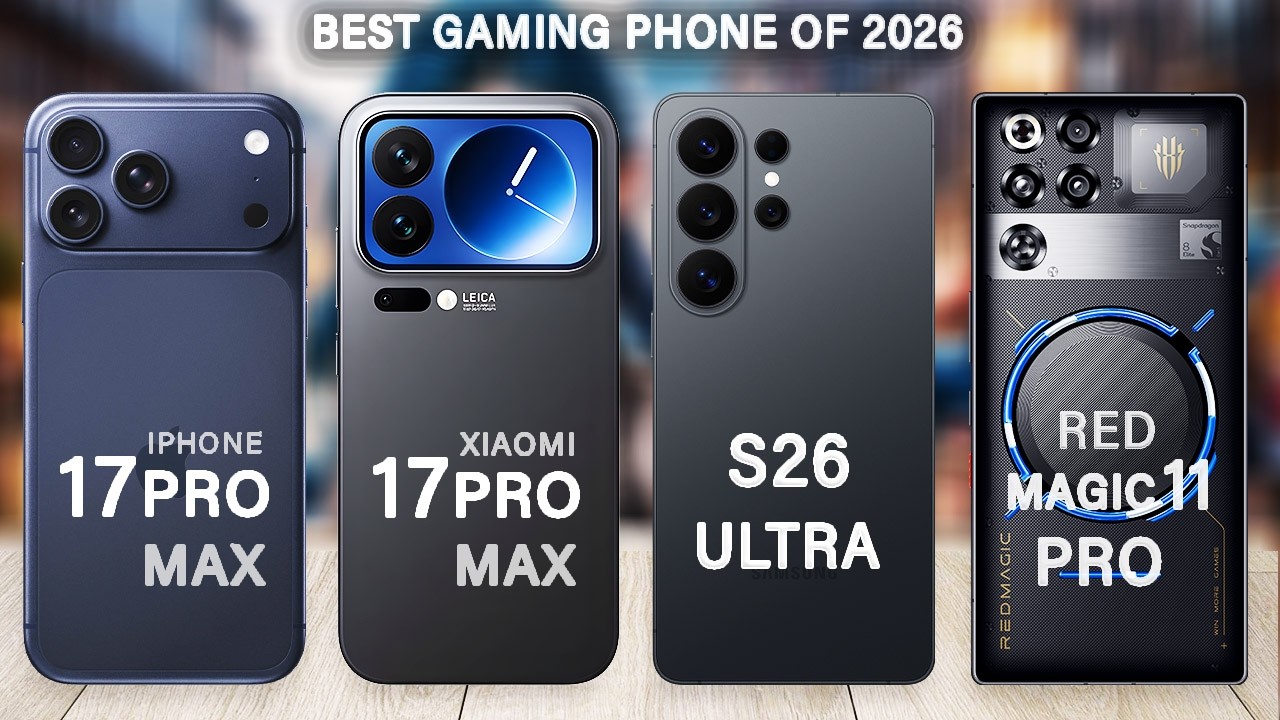 Samsung S26 Ultra Vs RedMagic 11 Pro Vs iPhone 17 Pro Max Vs Xiaomi 17 Pro Max