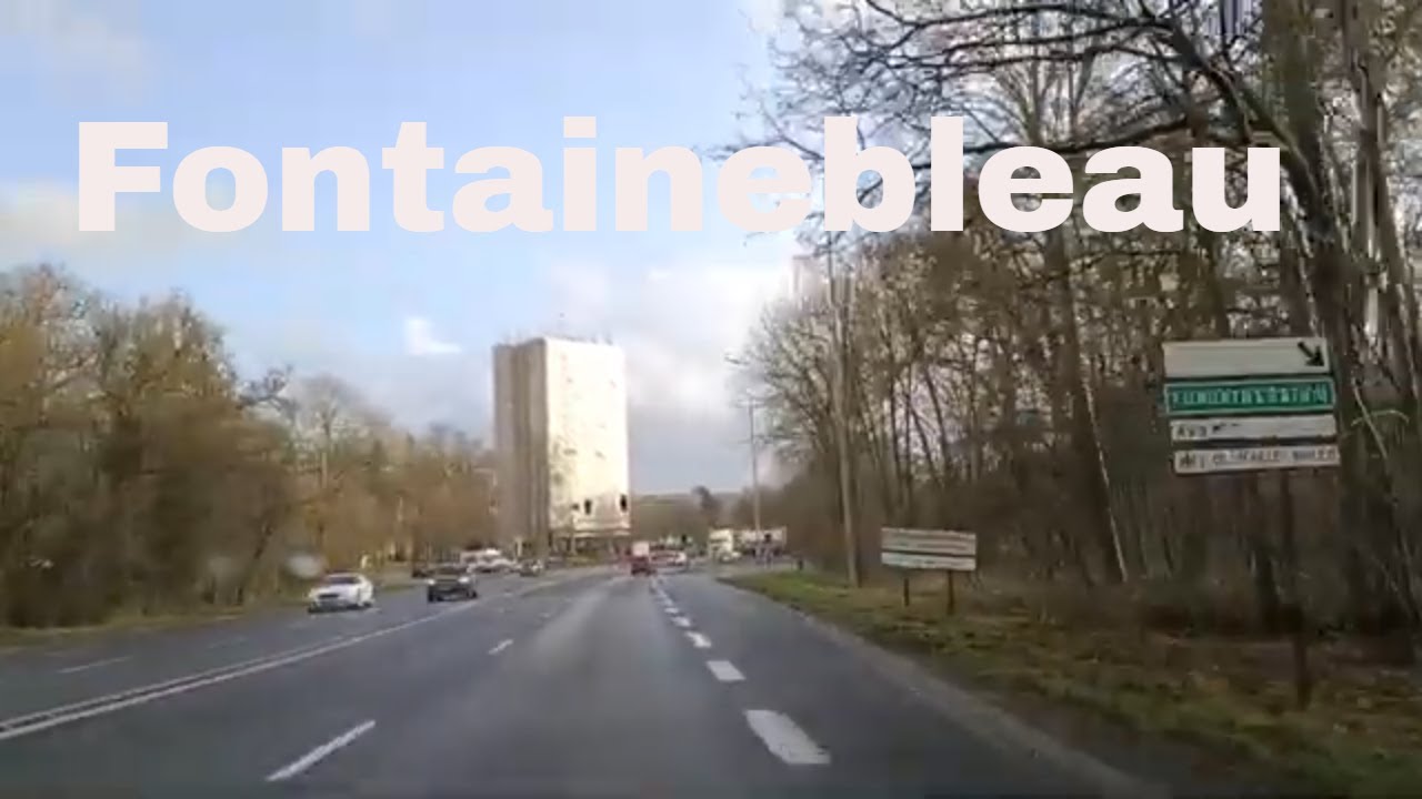 Fontainebleau 4K- Driving- French region