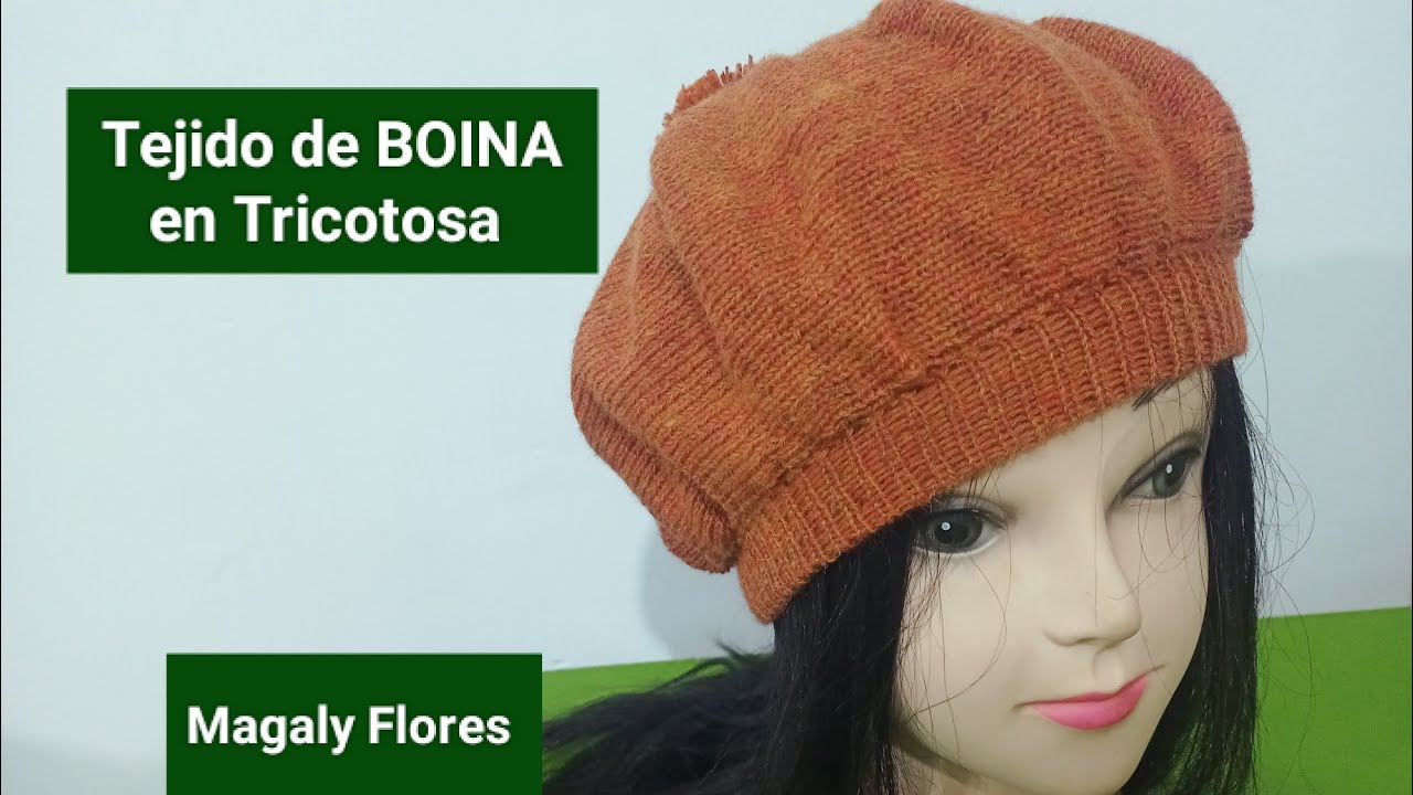 TEJIDO DE BOINA EN MÁQUINA DE TEJER -  TRICOTOSA