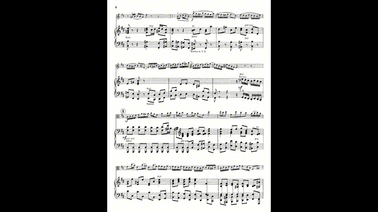 Henri Casadesus: concerto in B minor for viola solo - in the style of Handel - piano accompaniment 