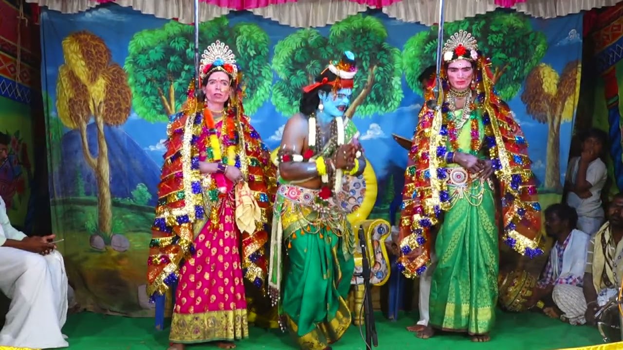 శ్రీ చెన్నకేశవ స్వామి వీధి నాటకంలో # ఎంకమ్మ కాంతమ్మ నీలరెడ్డి $ గ్రా రెనివట్ల మం మద్దూర్ జిల్లా NRPT