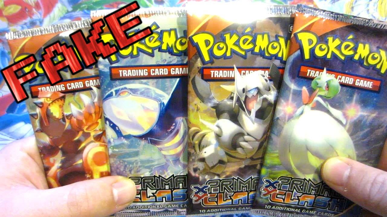 Opening FAKE Primal Clash Pokemon Booster Packs!