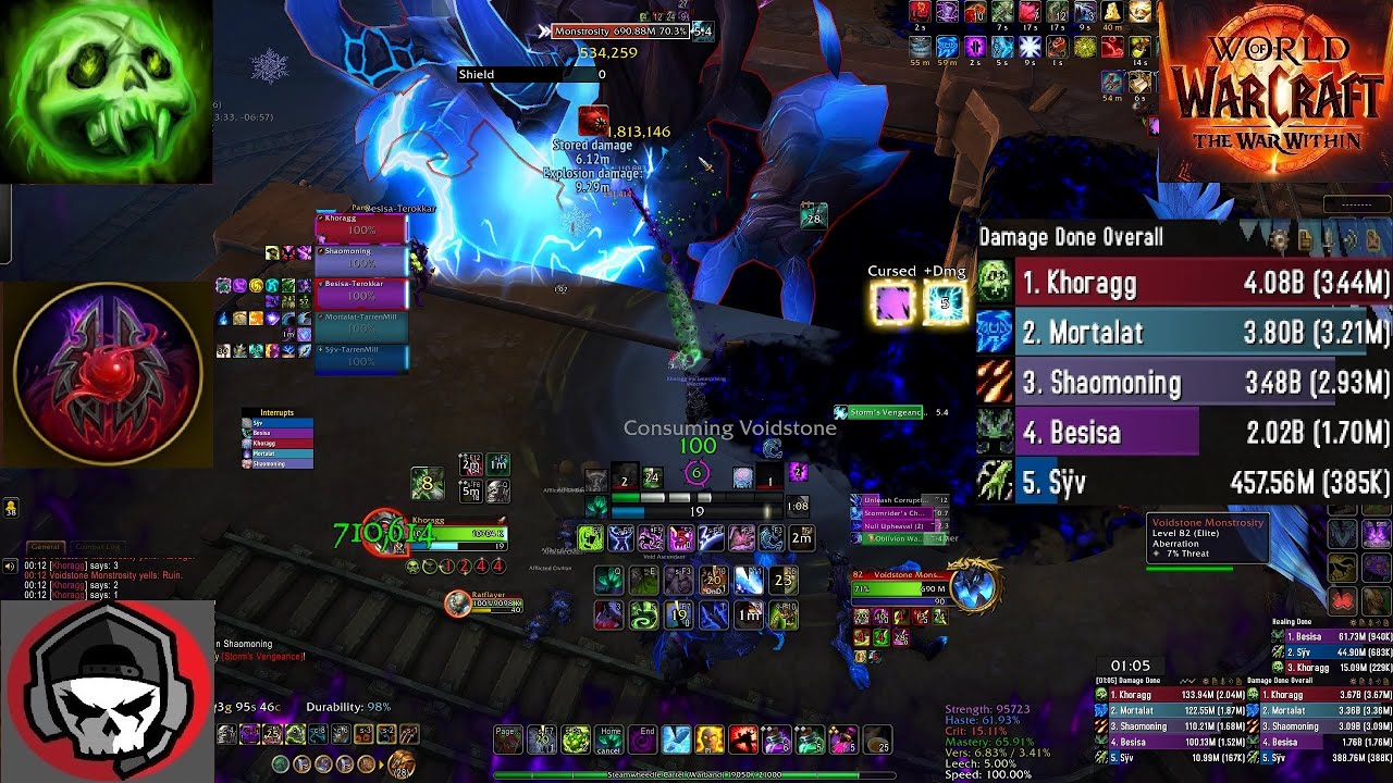 The Rookery 12++ | 3.44 M DPS Unholy DK San'layn M+ | Ui + Live Rotation