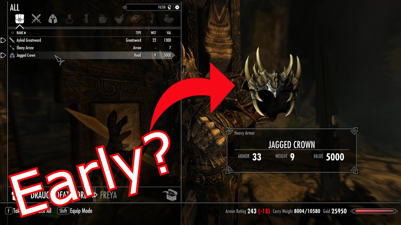What if you get the Jagged Crown early? - Skyrim: What if?