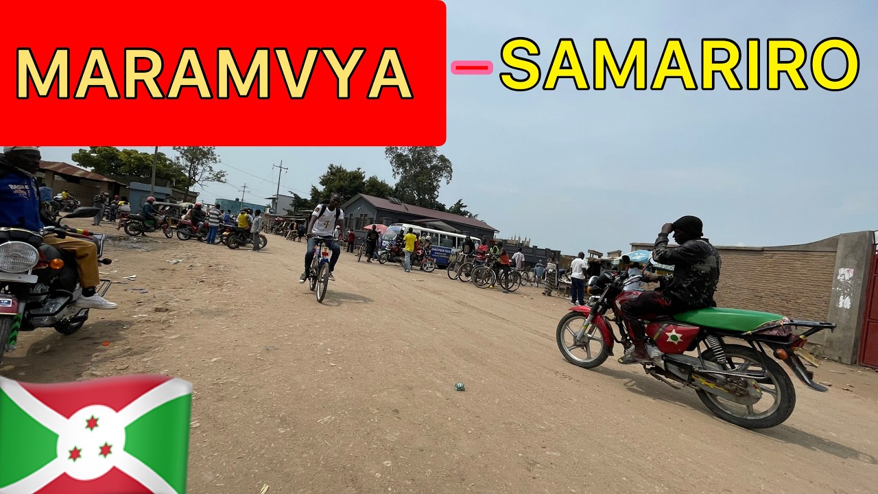Walking in SAMARIRO MARAMVYA 🇧🇮 | Exploring Bujumbura, Burundi