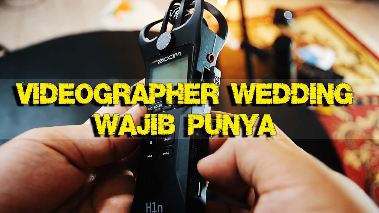 UNBOXING ZOOM H1N AUDIO RECORDER WEDDING