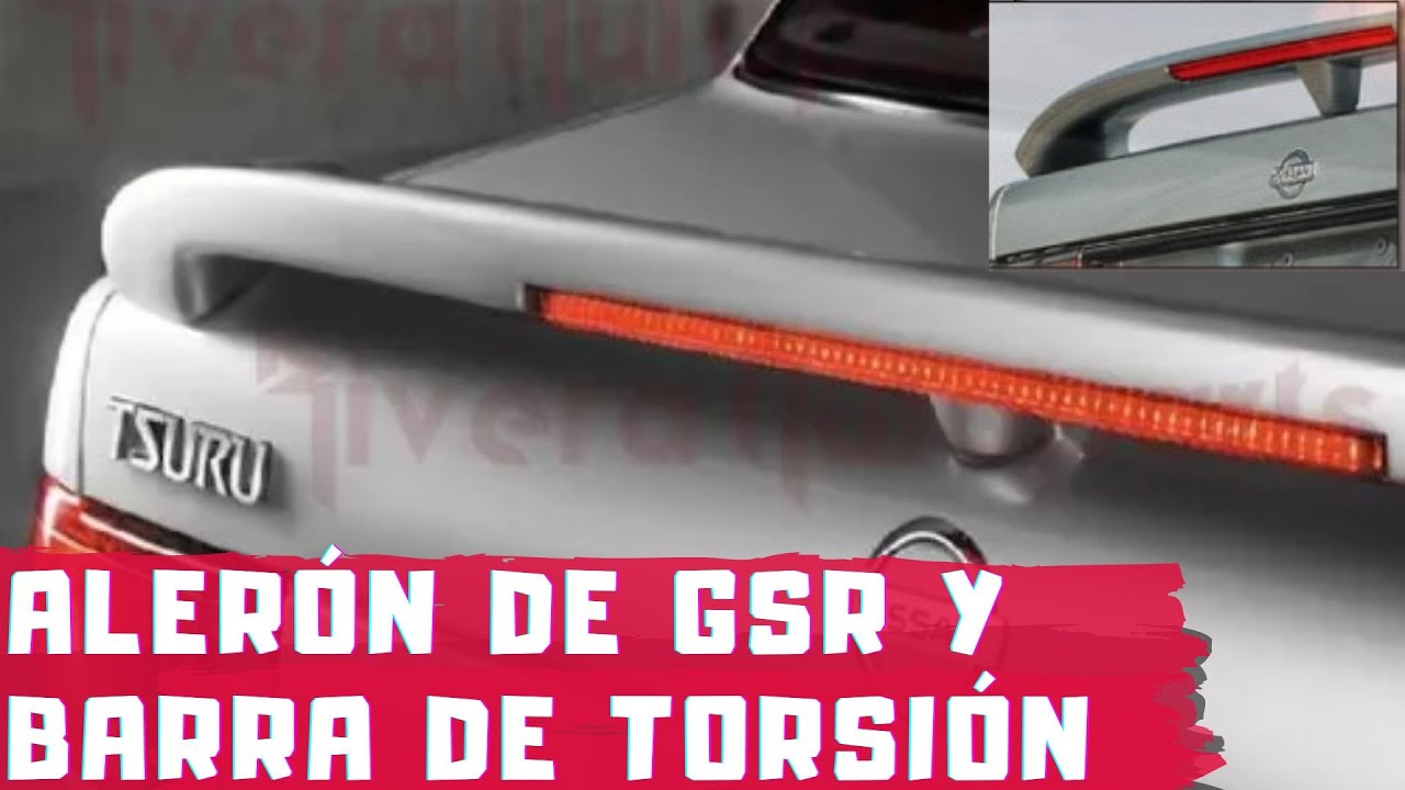 INSTALACIÓN ALERÓN GSR Y BARRA TORSIÓN EN TSURU  /SPEEDFEST  / TSURU SWAP TURBO / BY JOSAFAT PEDROZA
