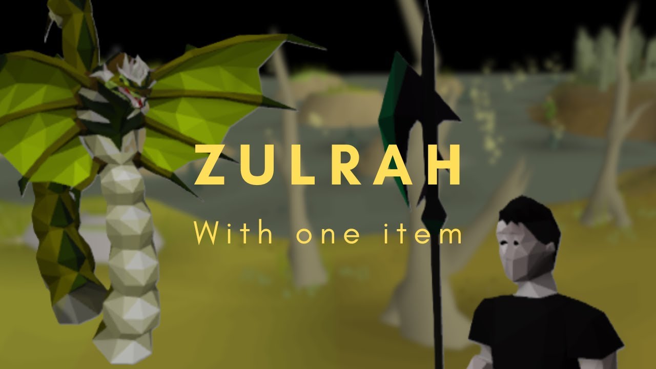 Zulrah with 1 item
