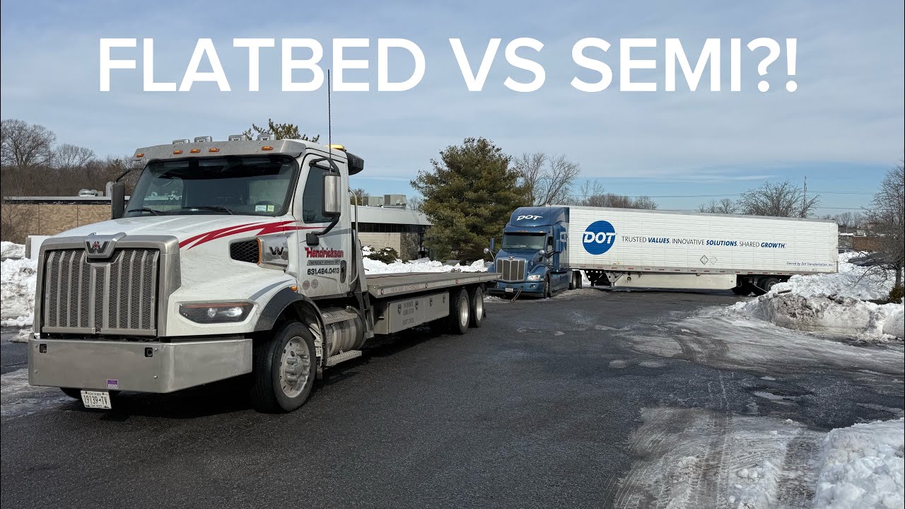 They Said a Flatbed Couldn’t Save This Semi… Watch What Happened!