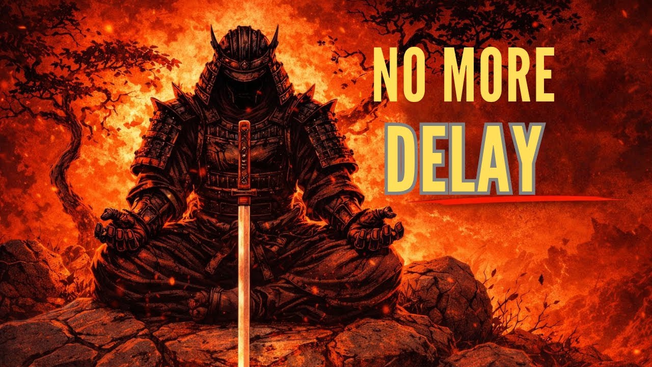 The Brutal Samurai Method to Kill Procrastination Forever | Ichigyo Zammai