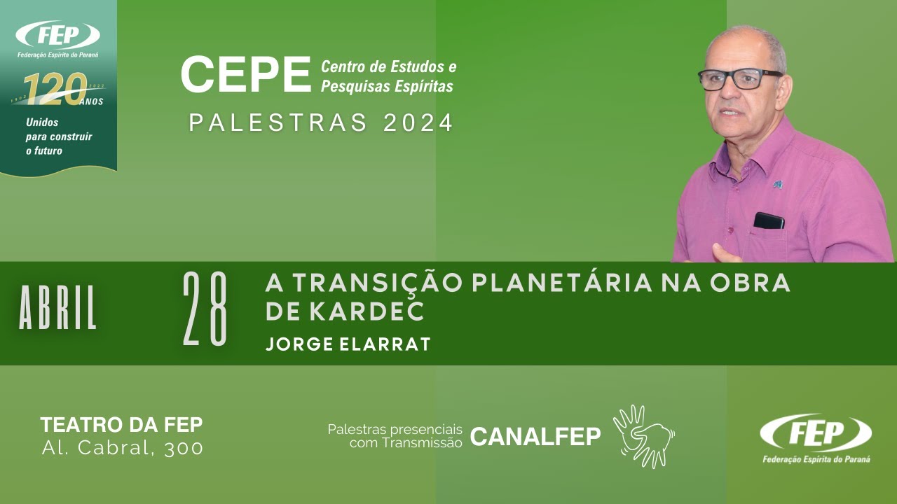 A transi&ccedil;&atilde;o planet&aacute;ria na obra de Kardec - Jorge Elarrat