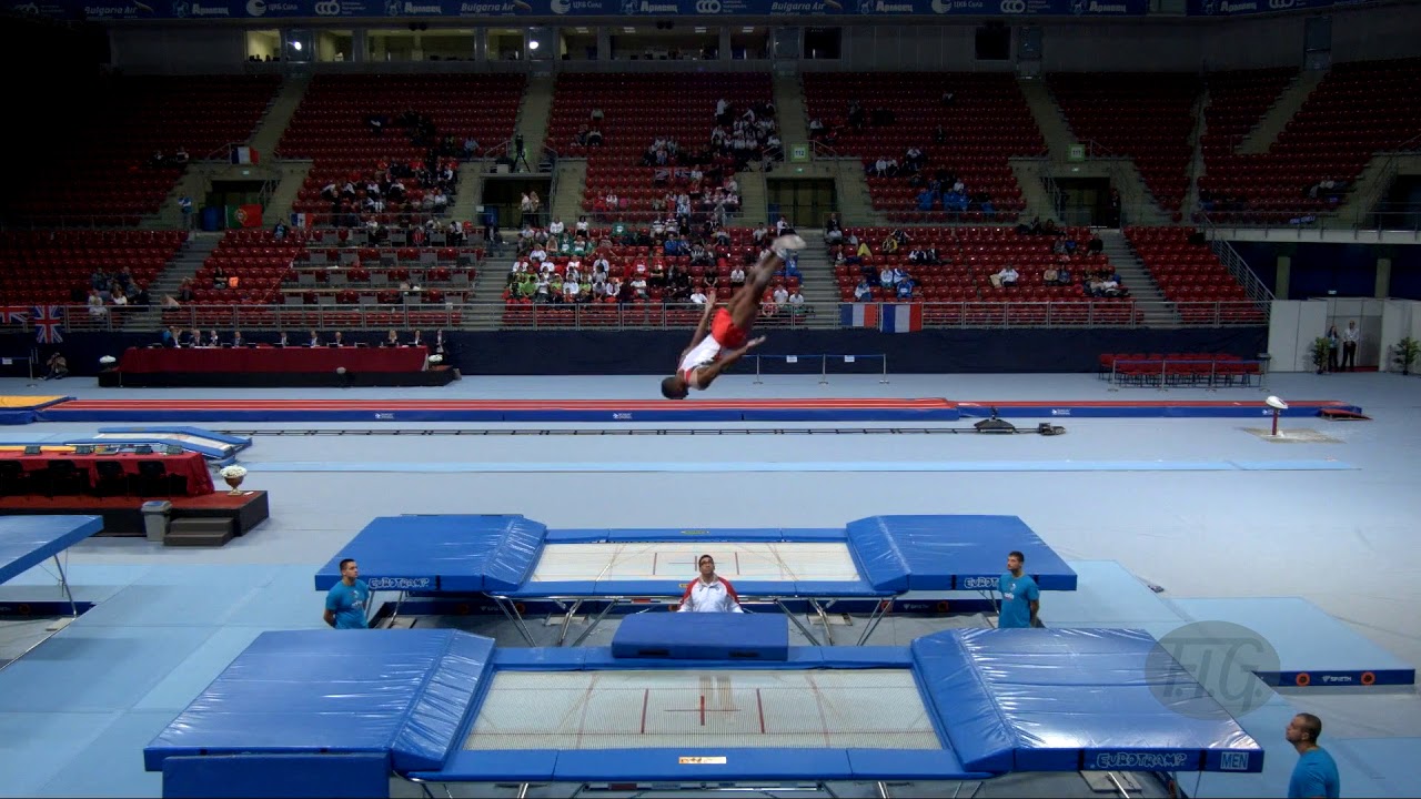PROGIN Simon (SUI) - 2017 Trampoline Worlds, Sofia (BUL) - Qualification Trampoline Routine 2