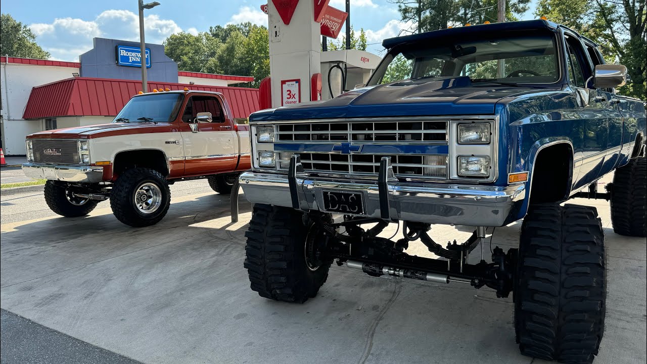 The HUGE big debut power steps that work on your square body with your fuel tank in place DOR design