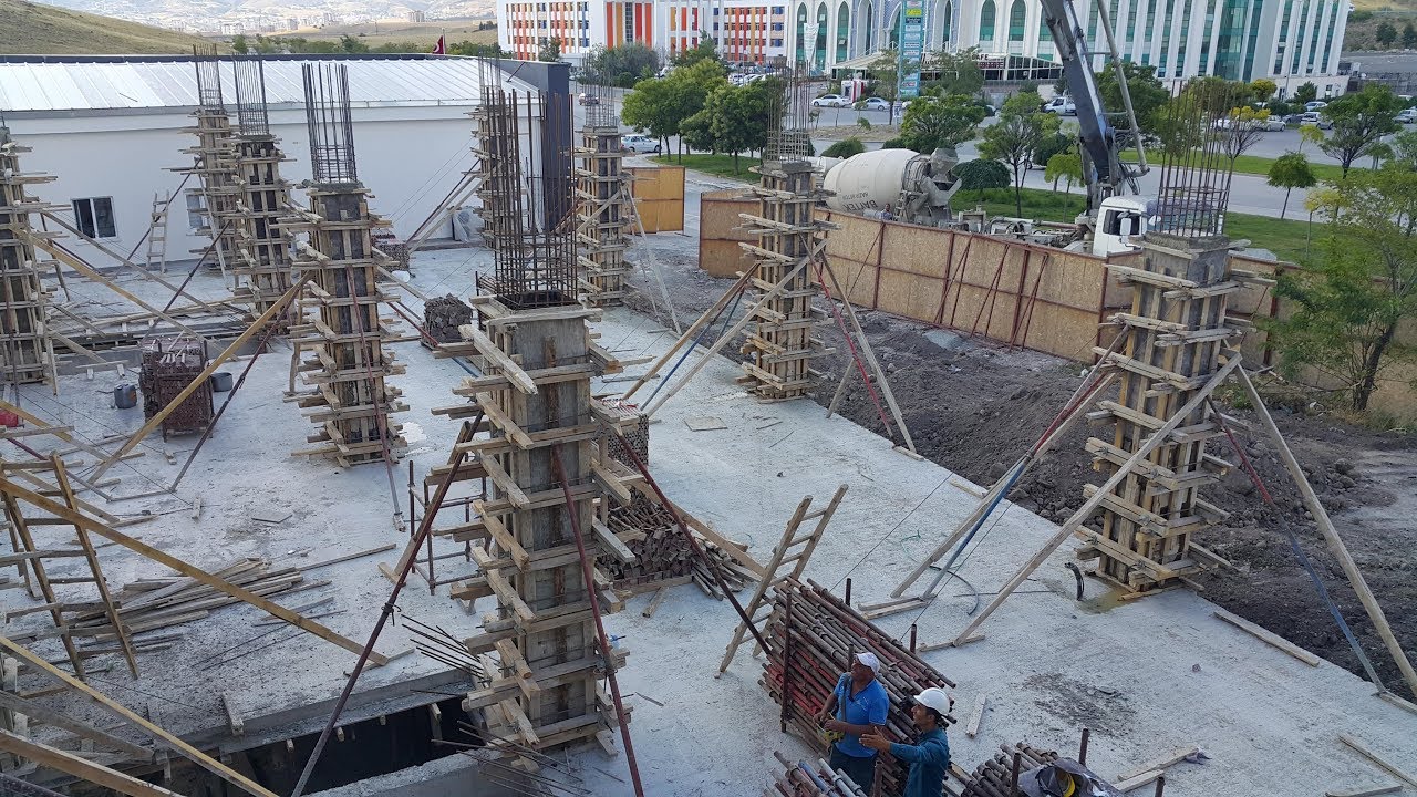 YÜKSEK KOLONLARA BETON NASIL DÖKÜLMELİDİR?