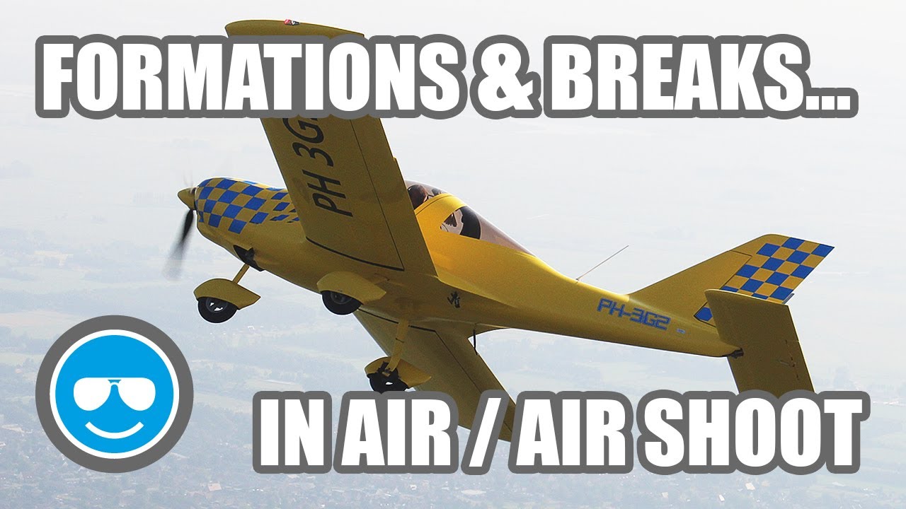 The first Air to Air photo shoot of my plane: trying out some close formations and breaks - S02 E19