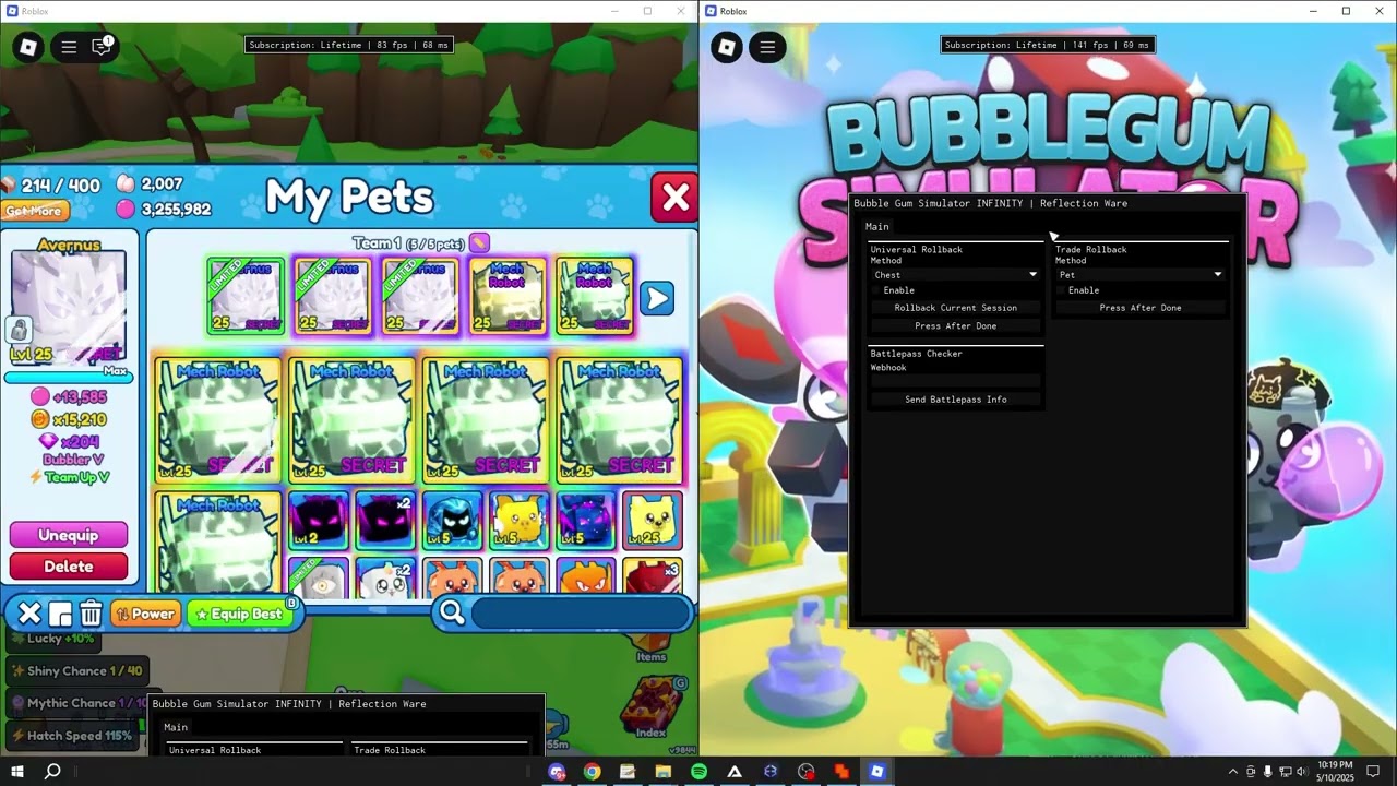 🔥Bubble Gum Simulator INFINITY | HACK & SCRIPT | DUPE SCRIPT & ROLLBACK | AUTOFARM 🔥