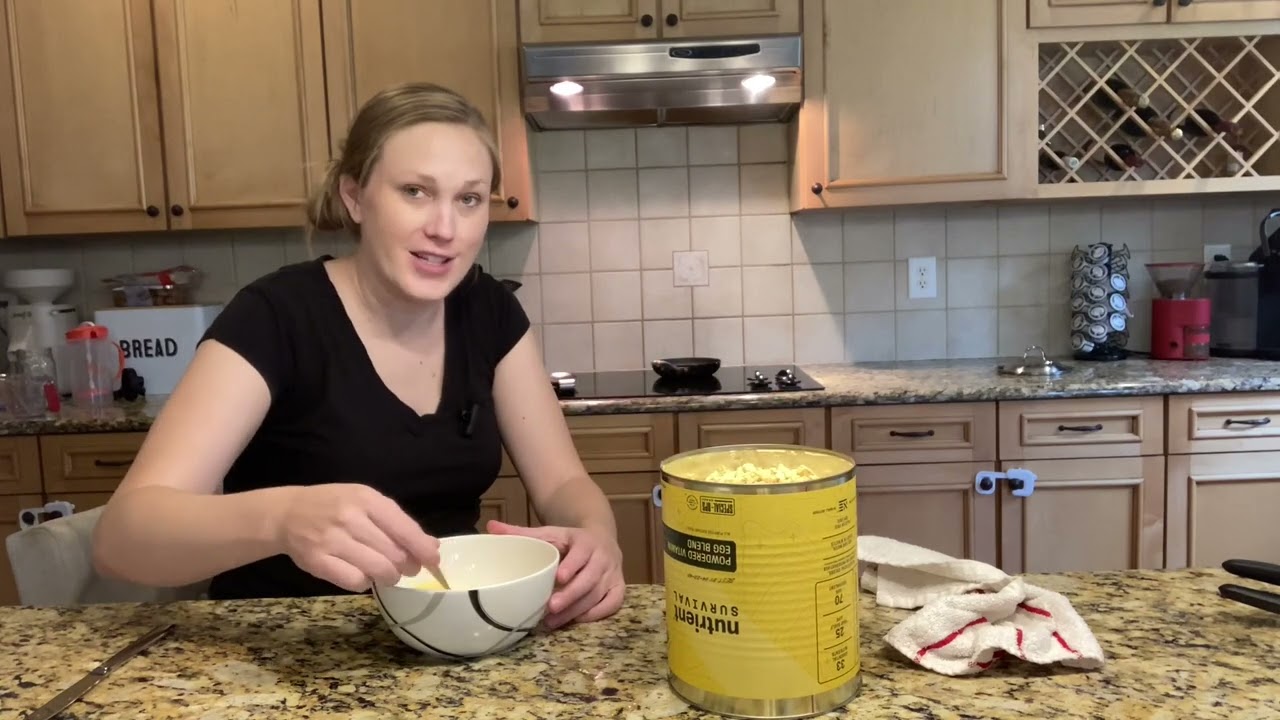 Review of the Nutrient Survival Vitamin Powdered Eggs Blend, Freeze Dried Emergency Food Supply