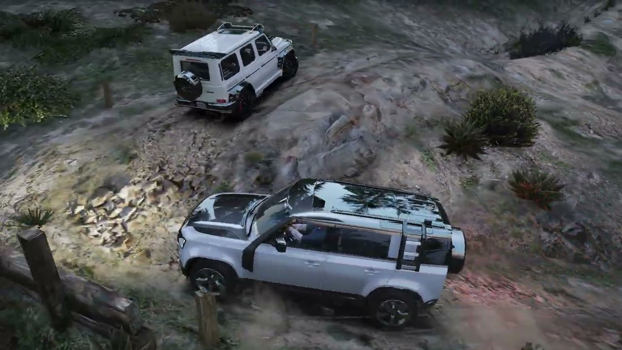DEFENDER 110 OR GWAGON G63 OFF-ROADING
