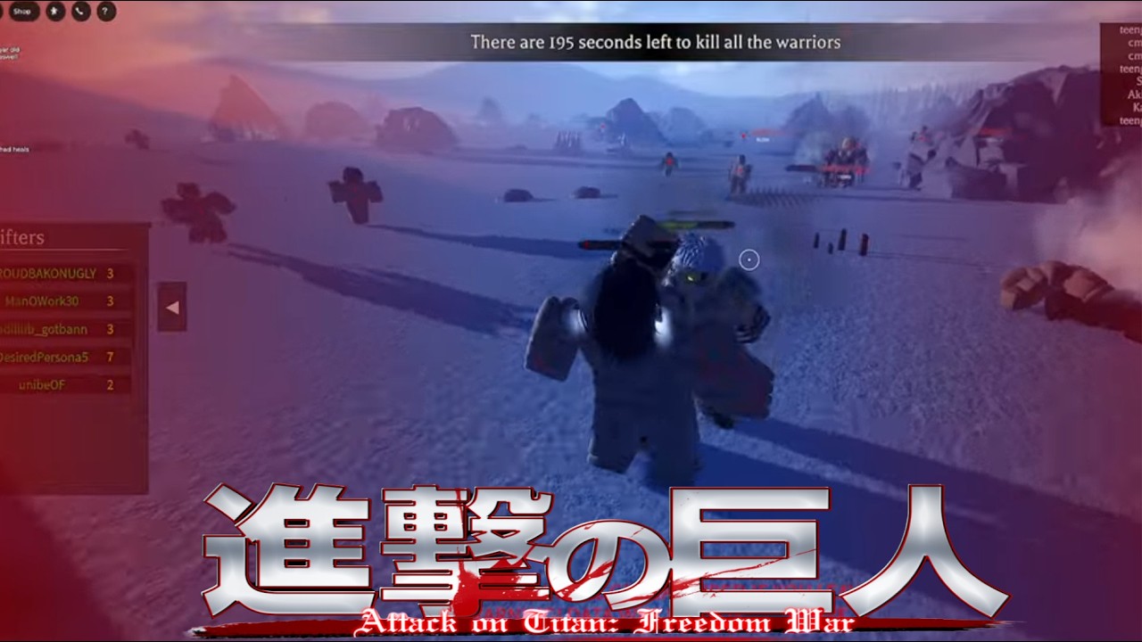 AOT FW (NO COMMENTARY) The Defeated Attack Titan..