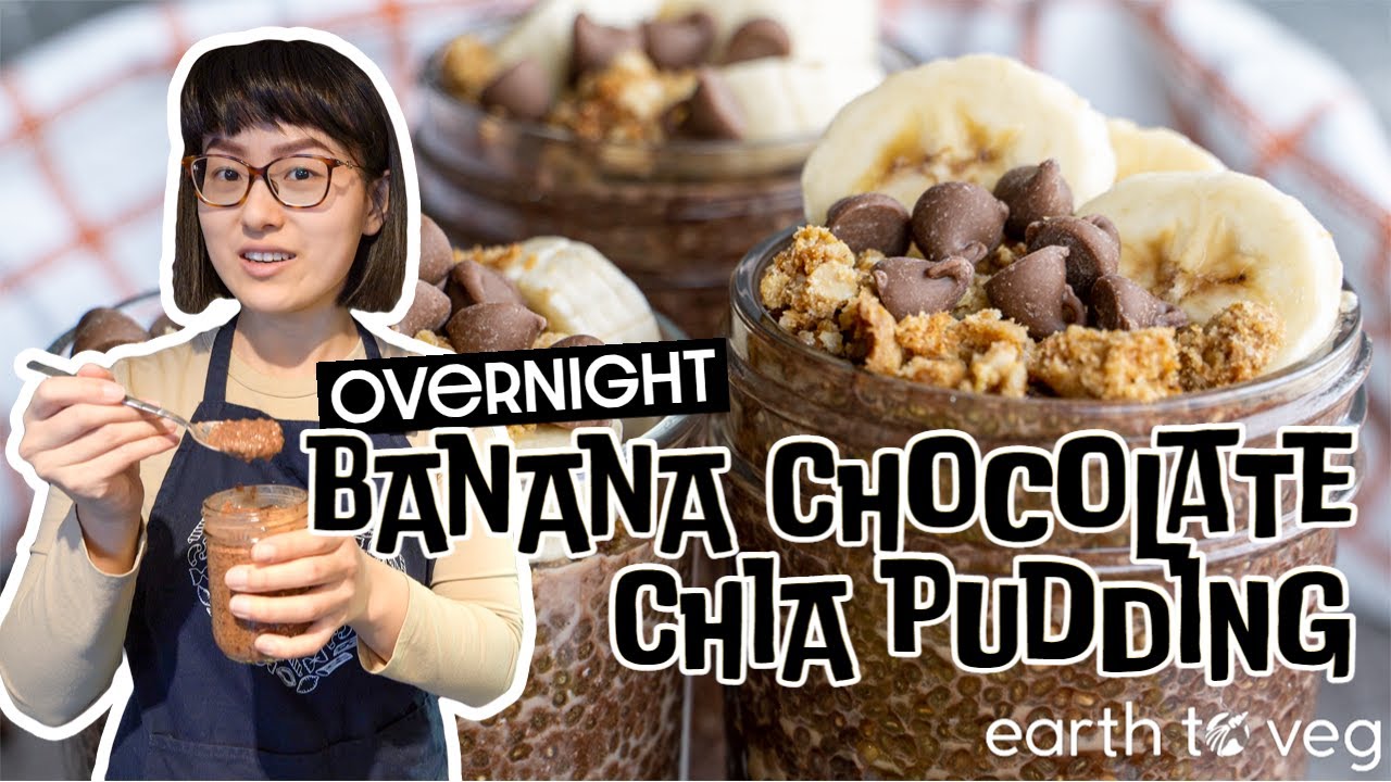 Choco Banana Chia Seed Pudding (Easy Breakfast Recipe!)