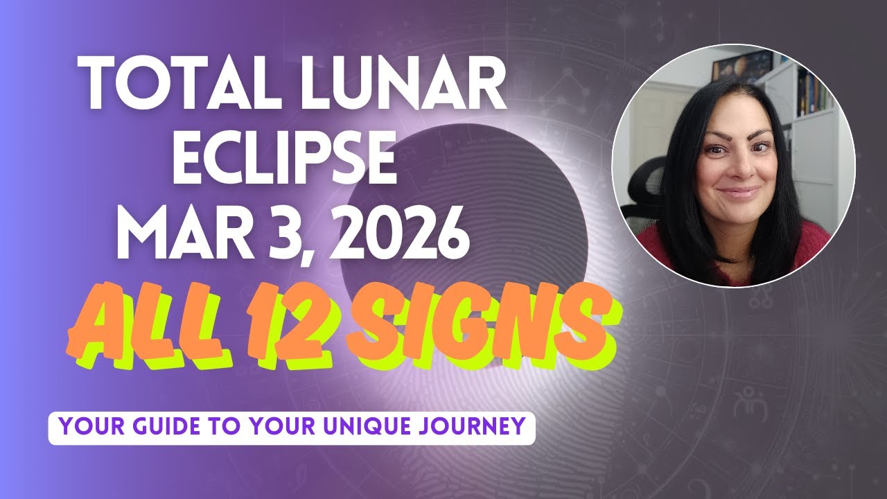 💫🌑 TOTAL LUNAR ECLIPSE at 12°53' Virgo ♍ - TIME TO SAY GOODBYE💫
